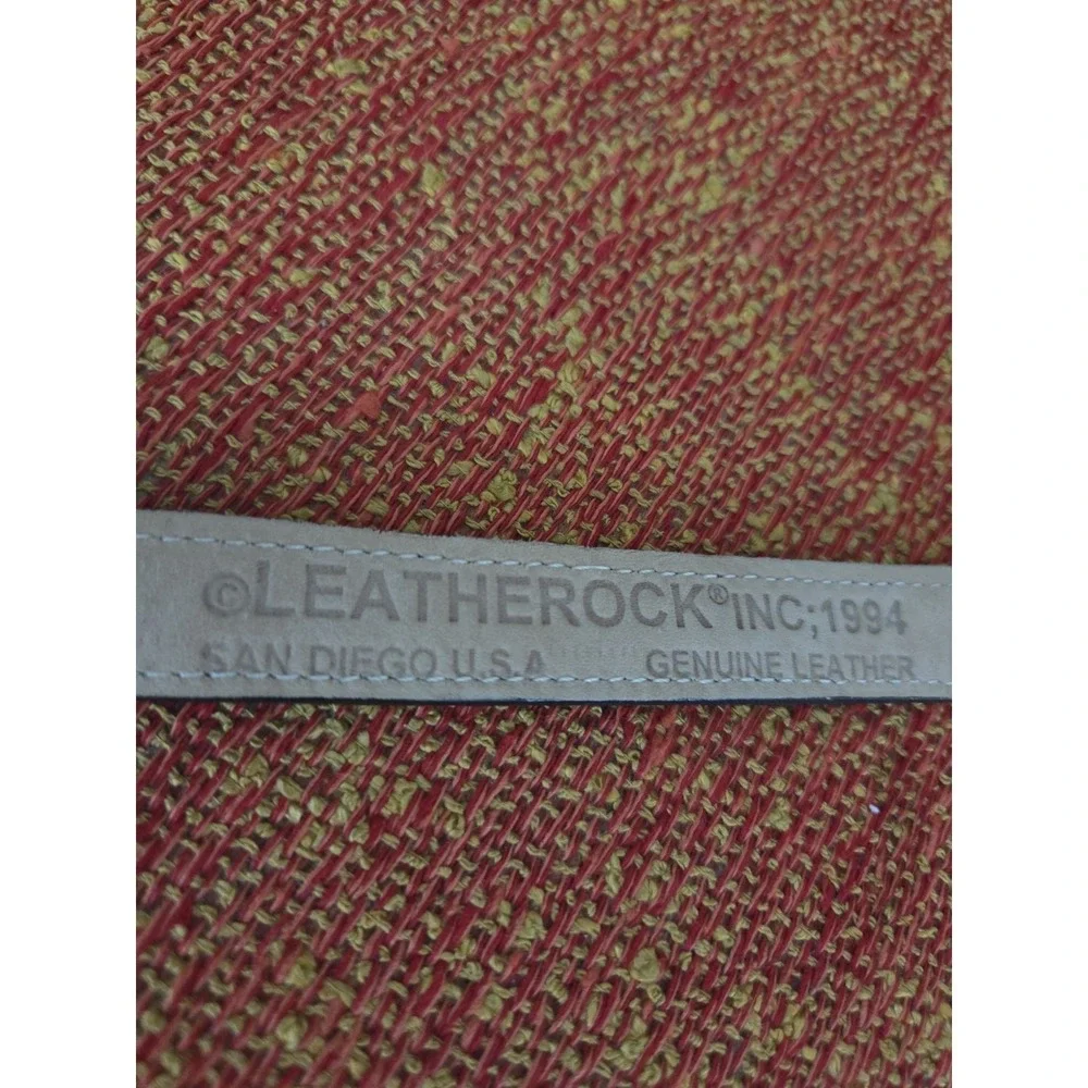 Vtg Leatherock Celestial Belt Women's S/m/L Sun Moon Stars 8671  Silver Gold